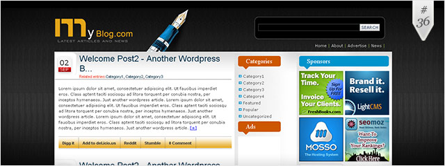 Бесплатные Premium темы WordPress. Шаблоны для WordPress блогов